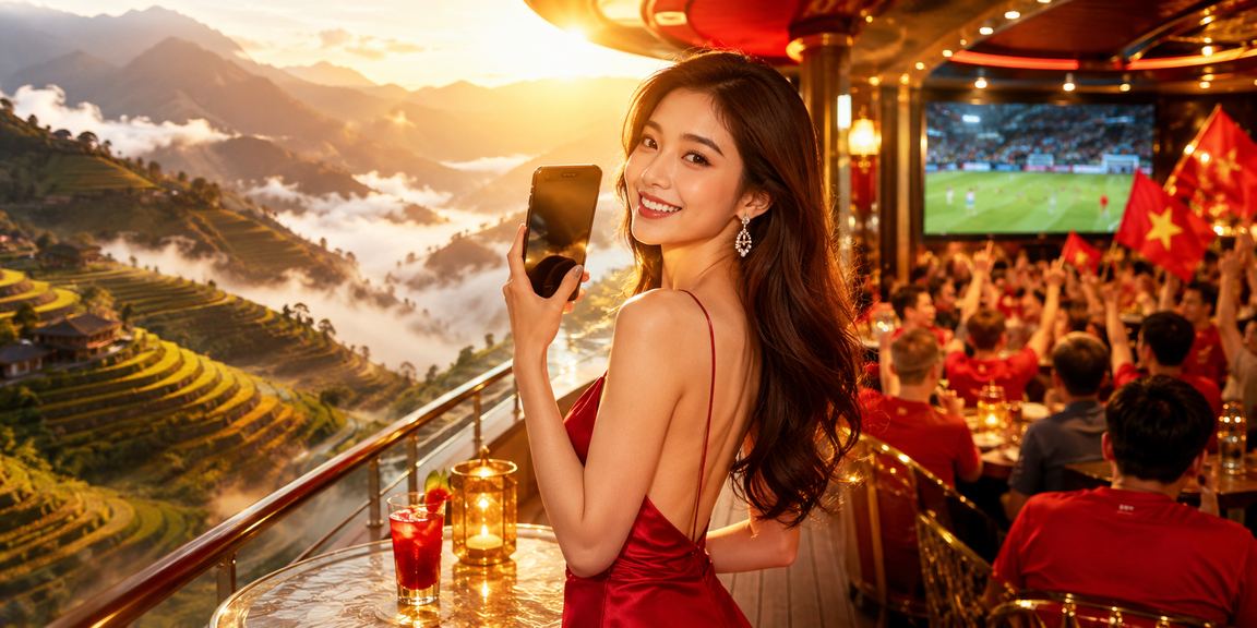 Người chơi tại Sapa dùng điện thoại trải nghiệm ứng dụng ee88bet